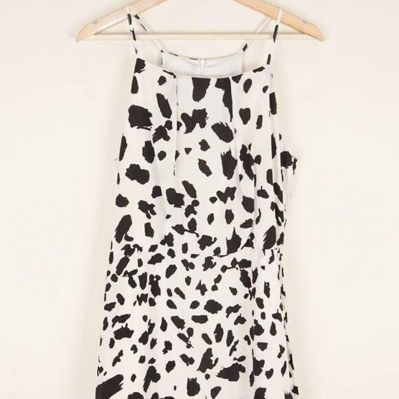 Just Female Leopard Tan Black Print Late Maxi Dress Womens Sz S - Picture 2 of 11